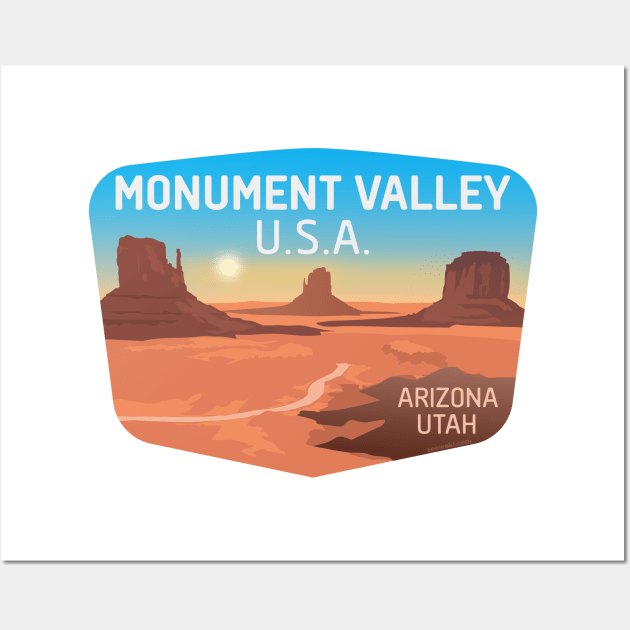 Monument Valley Wall Art by Woohoo